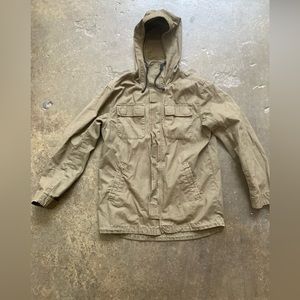 H&M hooded field jacket with cargo pockets